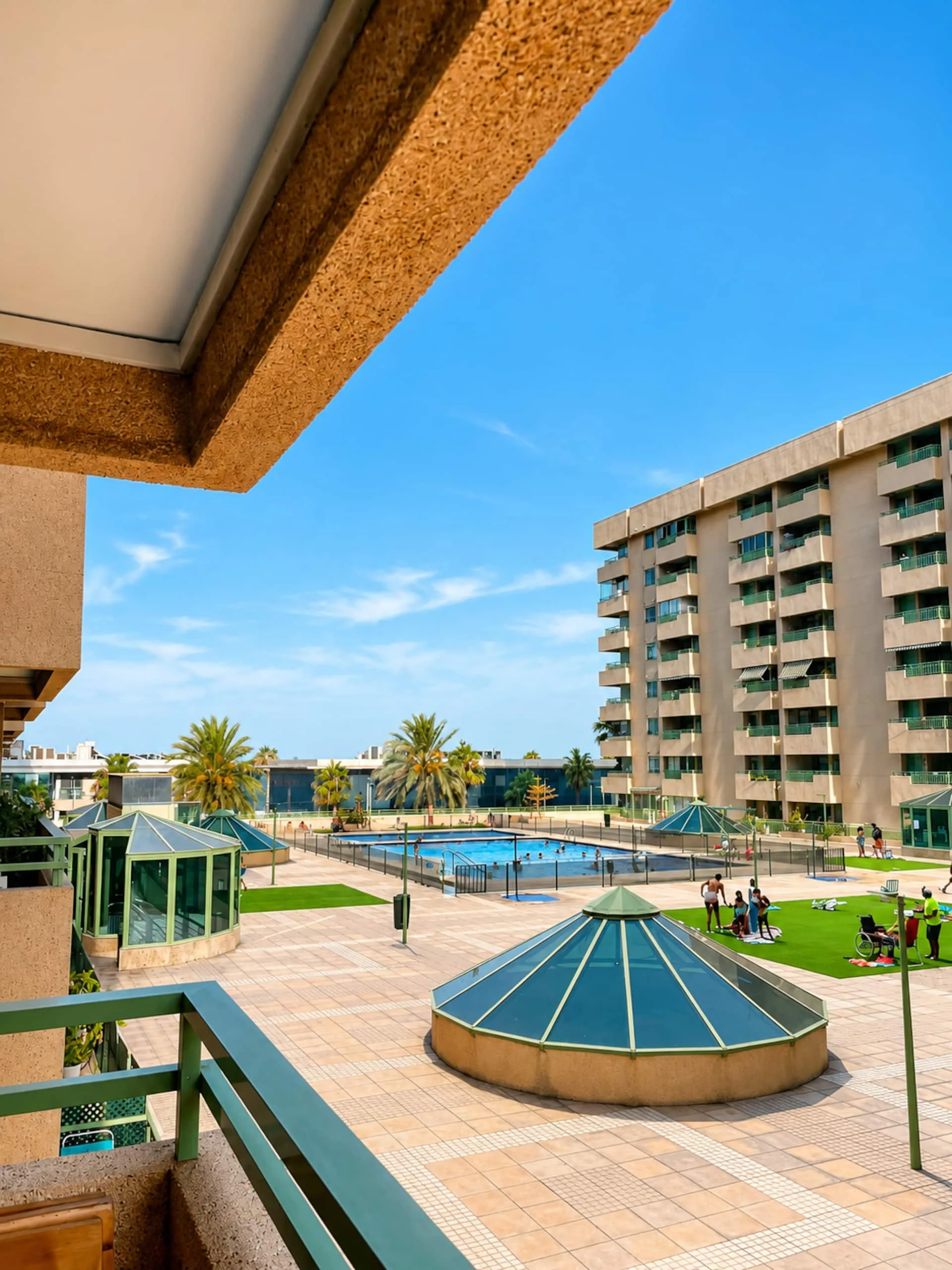Terraza exterior con vistas